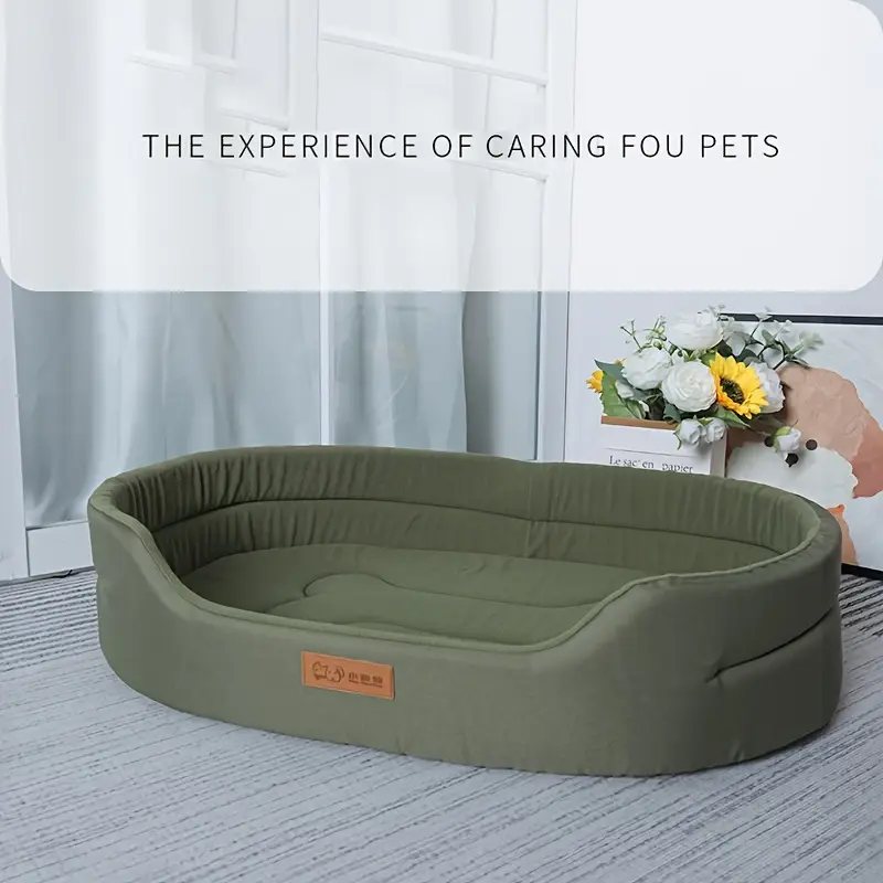 seasonal dog bed for small to medium breeds durable polyester fiber non assembling high quality design 2