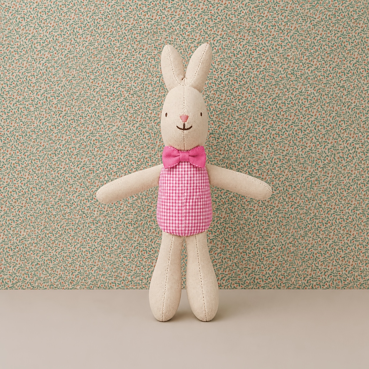 Handmade Fabric Rabbit Doll, Cute Nordic Style Puppet