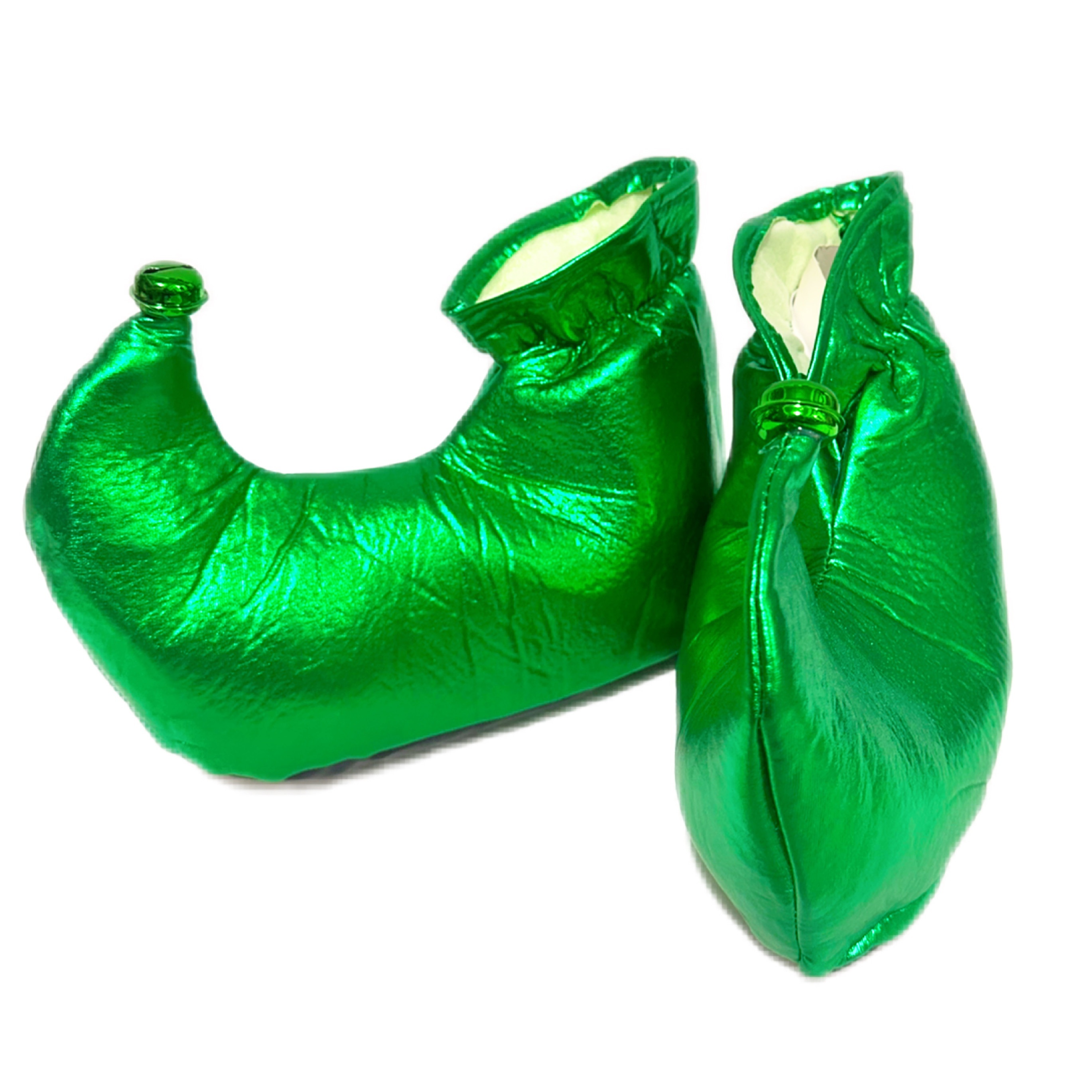 

Festive Green Jester Shoes: Perfect For Halloween, Christmas, Easter, St. Patrick's Day, Valentine's Day, And More - Suitable For Ages 14 And Up