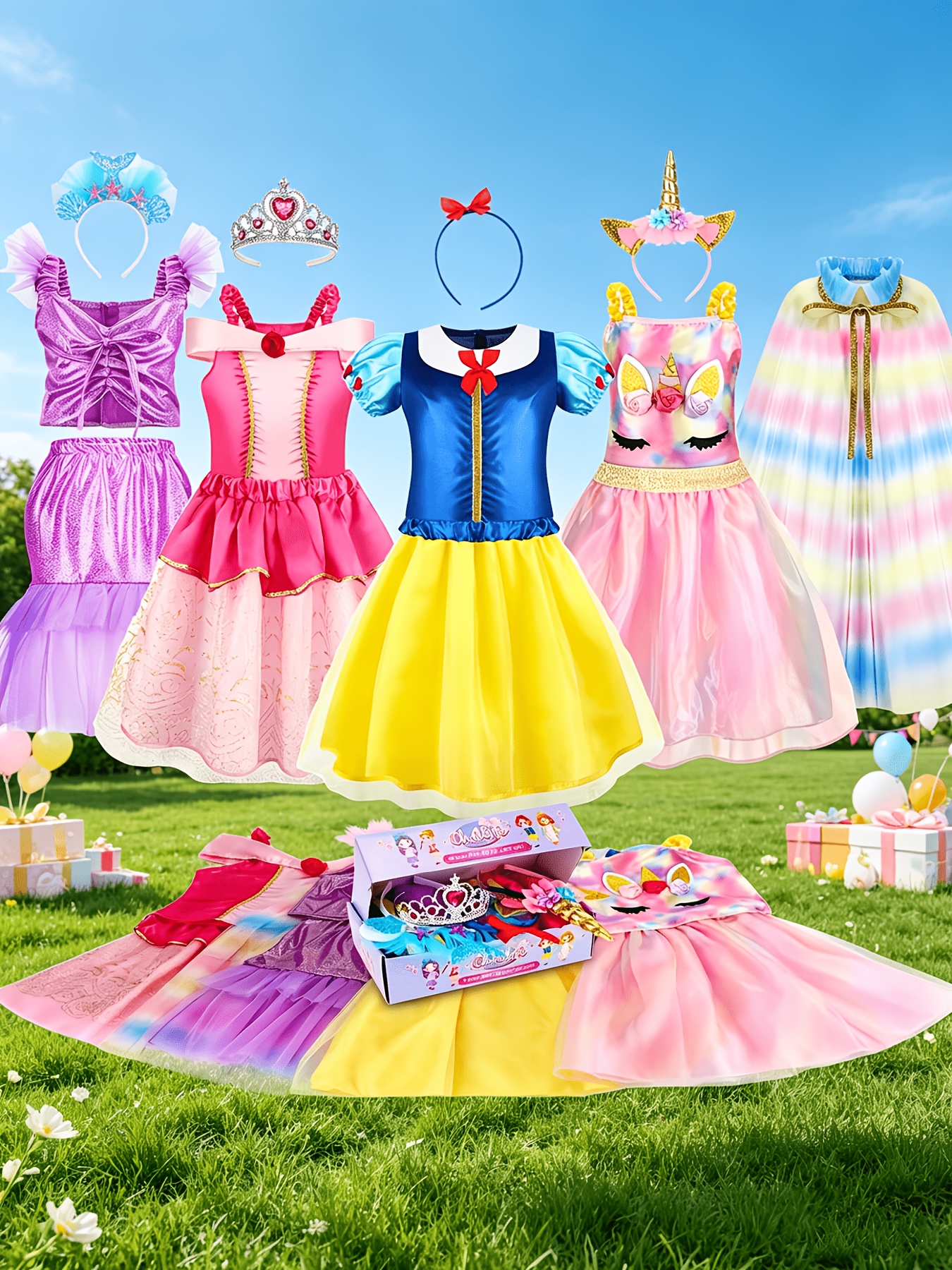 dress up clothes sold on Temu United States