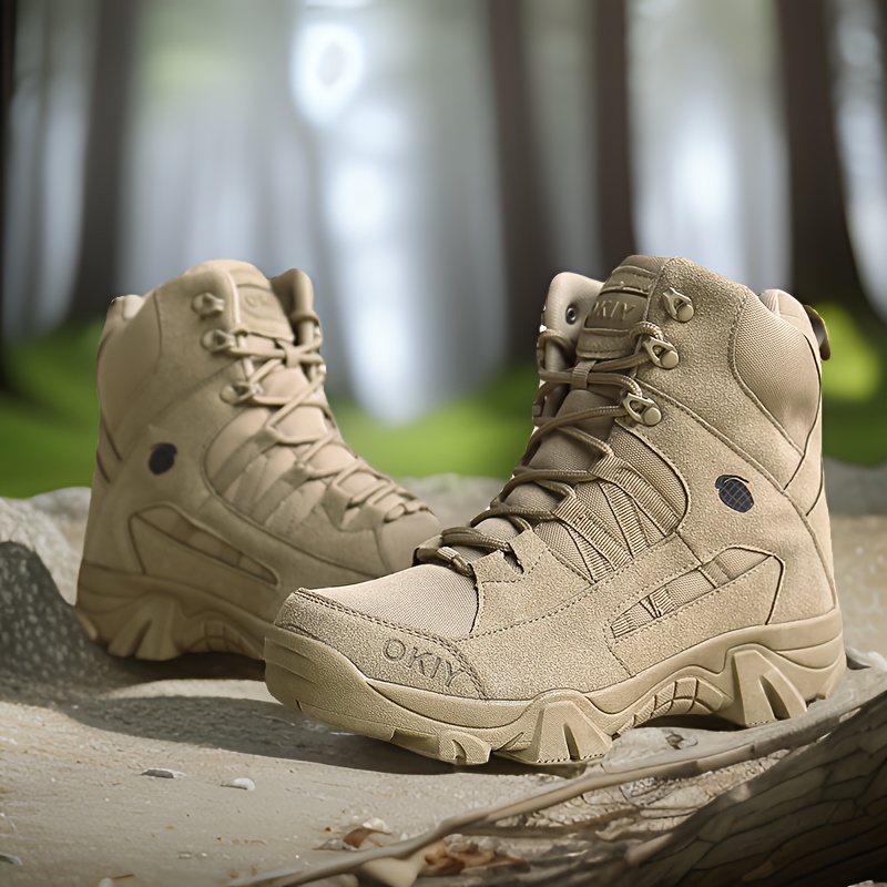 Non slip combat boots mens best sale