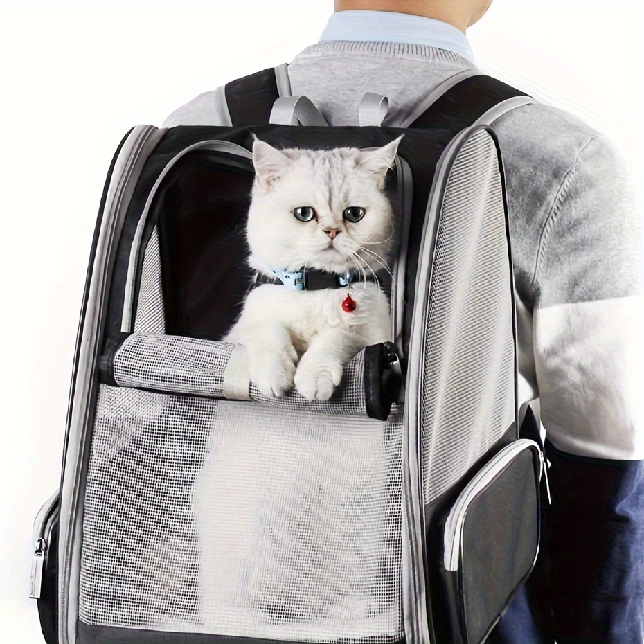

Traveler Bubble Backpack Pet Carriers For Cats And Dogs (black)