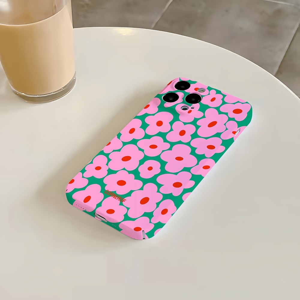 TEMU Phone Case - Powder Floral Fashion Phone Case Is Compatible With Iphone 16, 16e, 15, 14, 13, 12, 11 Mini, Pro, Max, X, Xr, Xsmax, 8, 7 Plus,