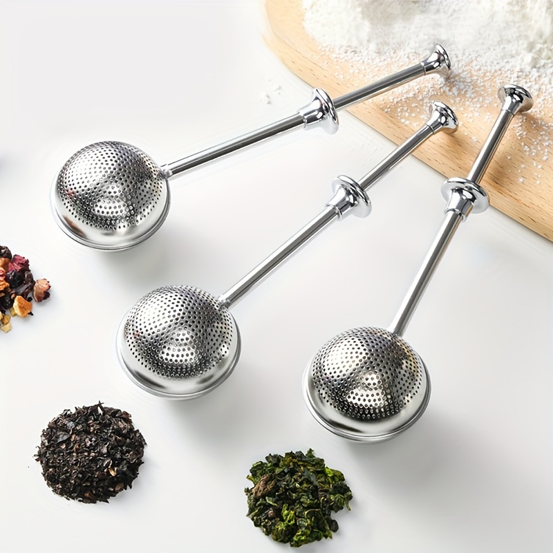 

Stainless Steel Tea Infuser, Adjustable Tea Ball, Creative Tea Accessories, Sifter, For Coffee, Tea, And Espresso, Kitchen And Dining Supplies, Festive For Christmas, , Easter, Hanukkah, Thanksgiving