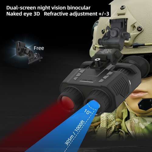 R7 Digital Night Vision Goggles – Full HD, Infrared, 150-1000m Range, Compact & Lightweight