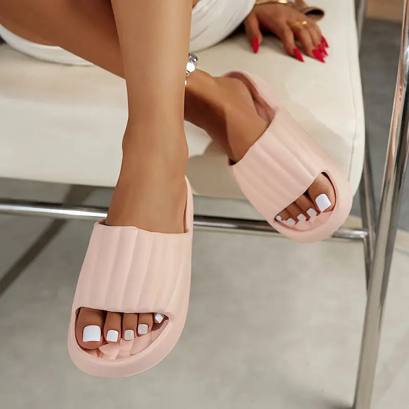 eva soft sole slippers quick dry non slip home shower slides lightweight beach slides Product details 6