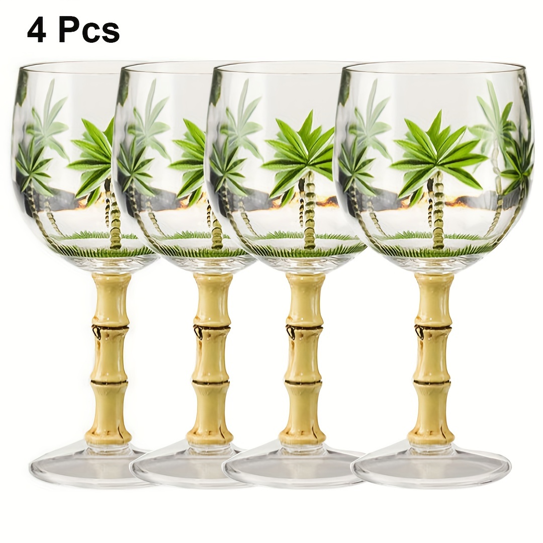 15 oz stemless wine glass branded Sunset Horizon 15 oz. Edgeline Stemless Wine Glass Mixed – Set of 4 main image 0