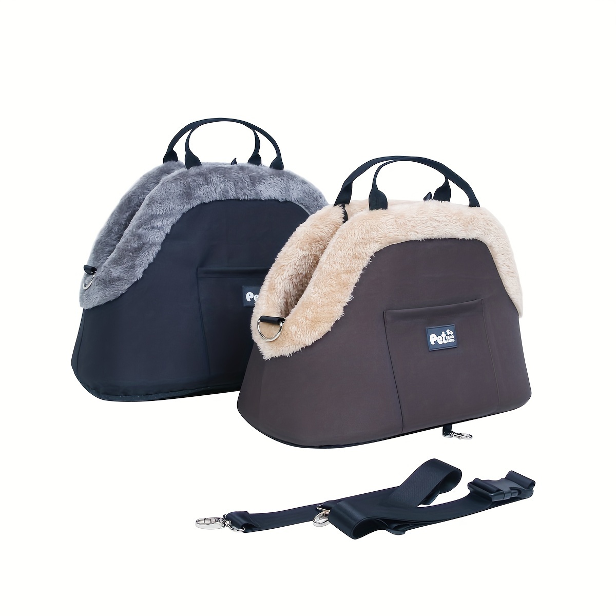 

Sac à dos de transport portable pour petits chiens et chats, en polyester avec fermeture à boucle, porté à l'épaule polyvalent - Convient aux animaux de compagnie de moins de 10 kg