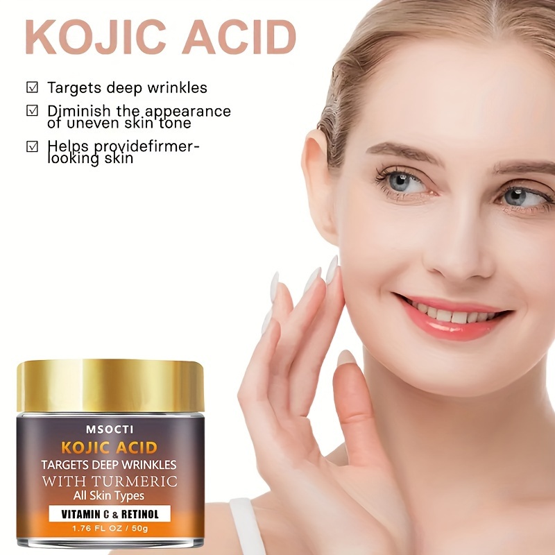 Kojic Acid Turmeric Face Cream Hydrating Moisturizer Temu New Zealand