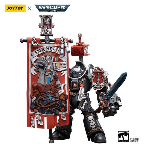zdjęcie przedmiotu figurka kolekcjonerska szarych rycerzy terminator retius akantar w 1/18, pomalowana, dekoracja na półkę biurkową dla kolekcjonerów, 40k
