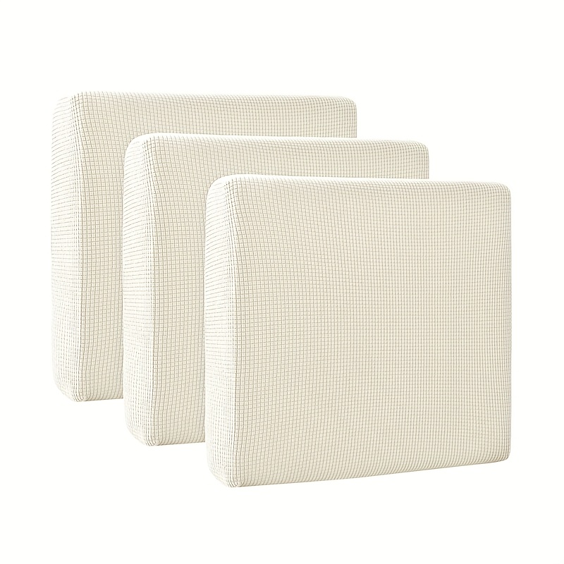 TEMU 1/2/3pcs Elastic Corn Velvet Sofa Cushion Cover Sofa Cushion Dust Cover Does Not Include Sponge Pad