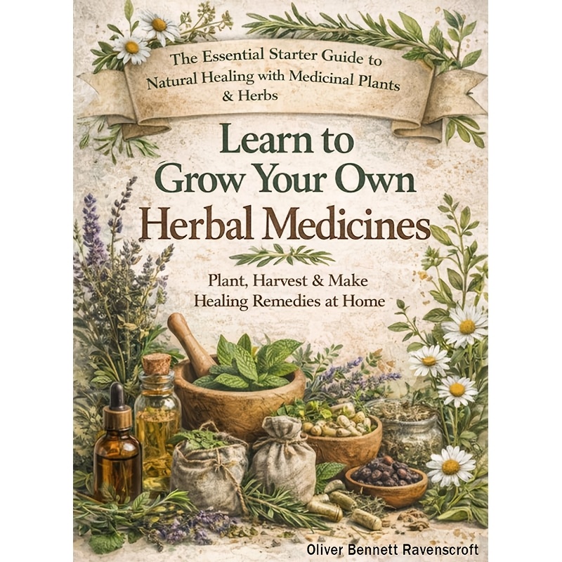 TEMU How To Grow Your Own Medicine: The Ultimate Beginner's Guide To Holistic With And Medicinal Herbs â From Seed To Remedy, 1 Plant At A Time, No