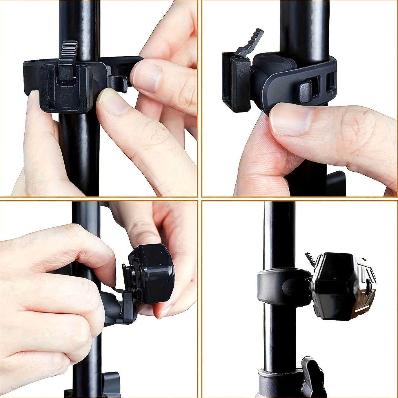 Hooghelderheid Fiets Knipperlicht met Witte Voorzijlight USB Oplaadbaar Ultra Helder LED Veiligheidswaarschuwingsnachtverlichting Set