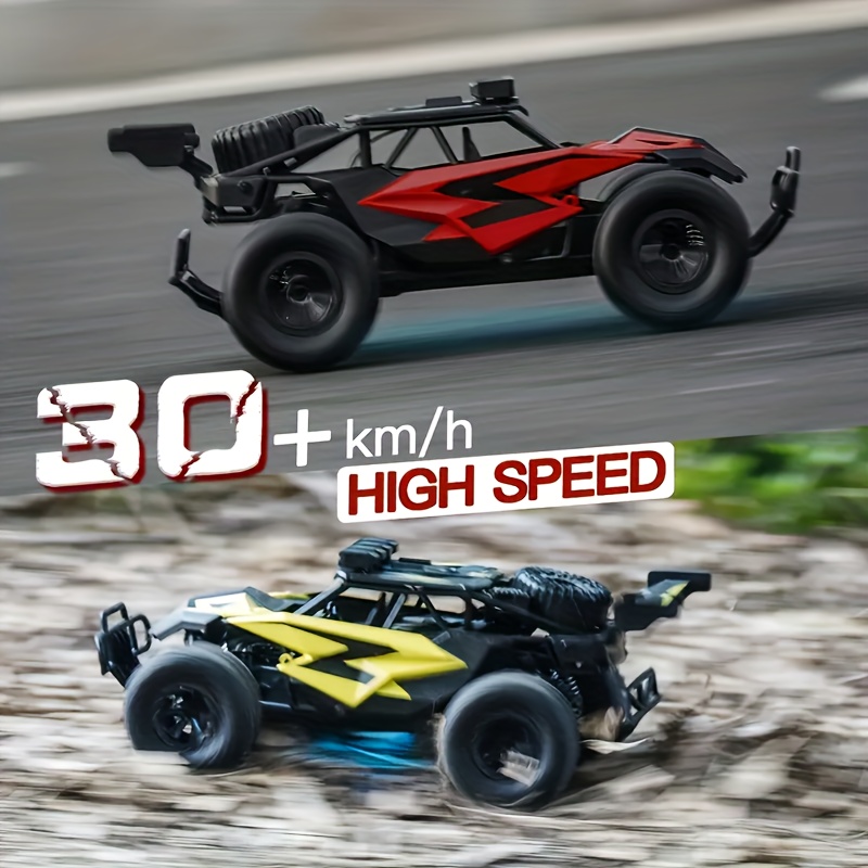 All-terrain Monster Truck, A Remote-controlled All-terrain Vehicle, Is Equipped with Two Rechargeable Batteries And Colorful Lights, And Can Reach A Speed Of 30 Kilometers Per Hour., Best for Christmas