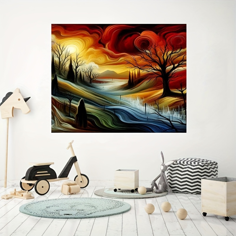 Paint By Numbers Two Birds Kit - DIY Acrylic Painting For Adults, 16x20 Inch Canvas