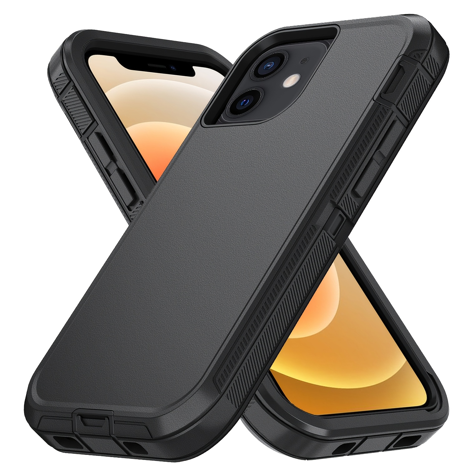 TEMU Phone Case: Durable Full Protection Case For Iphone 12 Mini, Anti-scratch Thick Cover