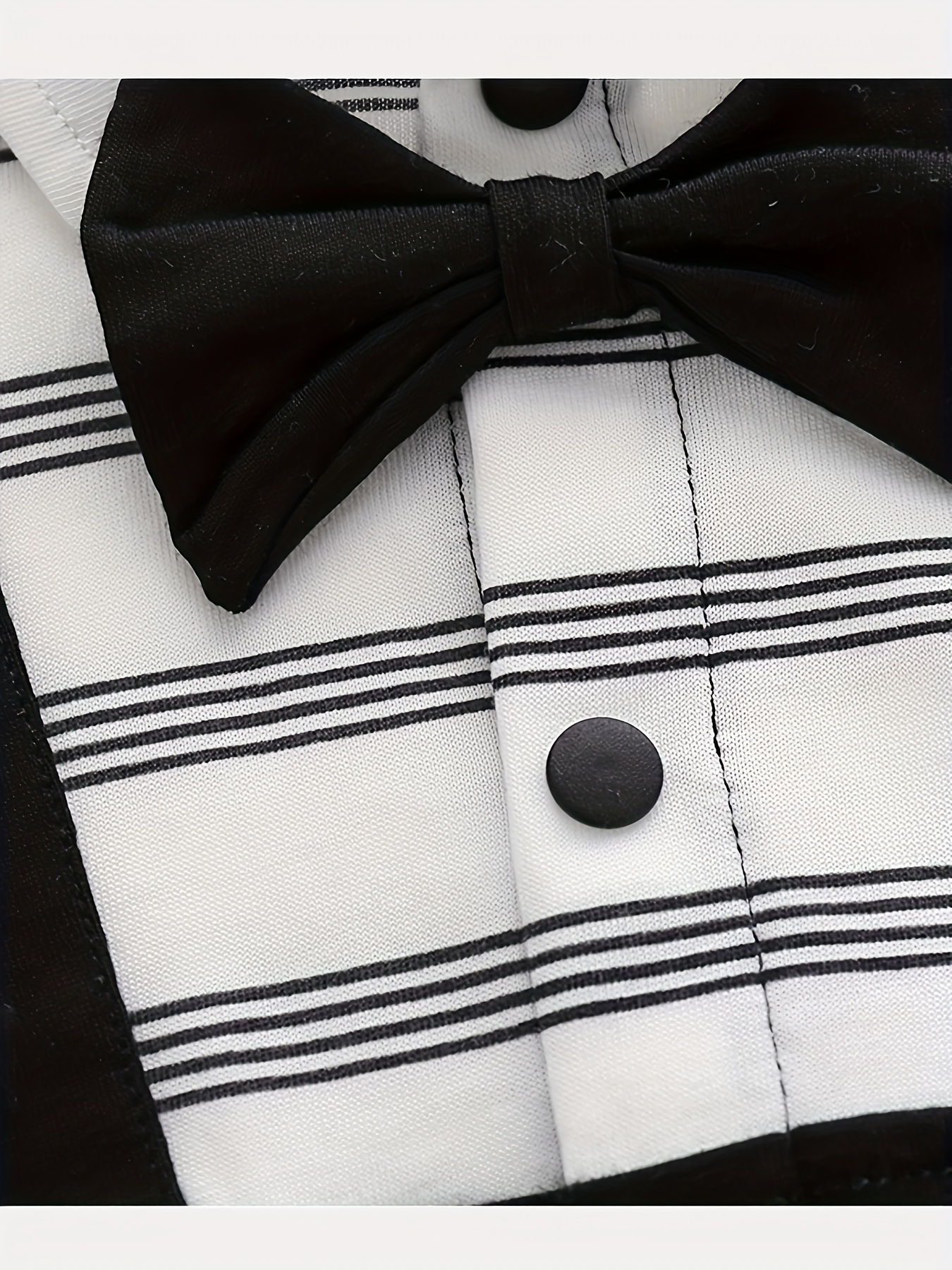 striped gentleman dress bow tie summer thin baby boy Temu Portugal
