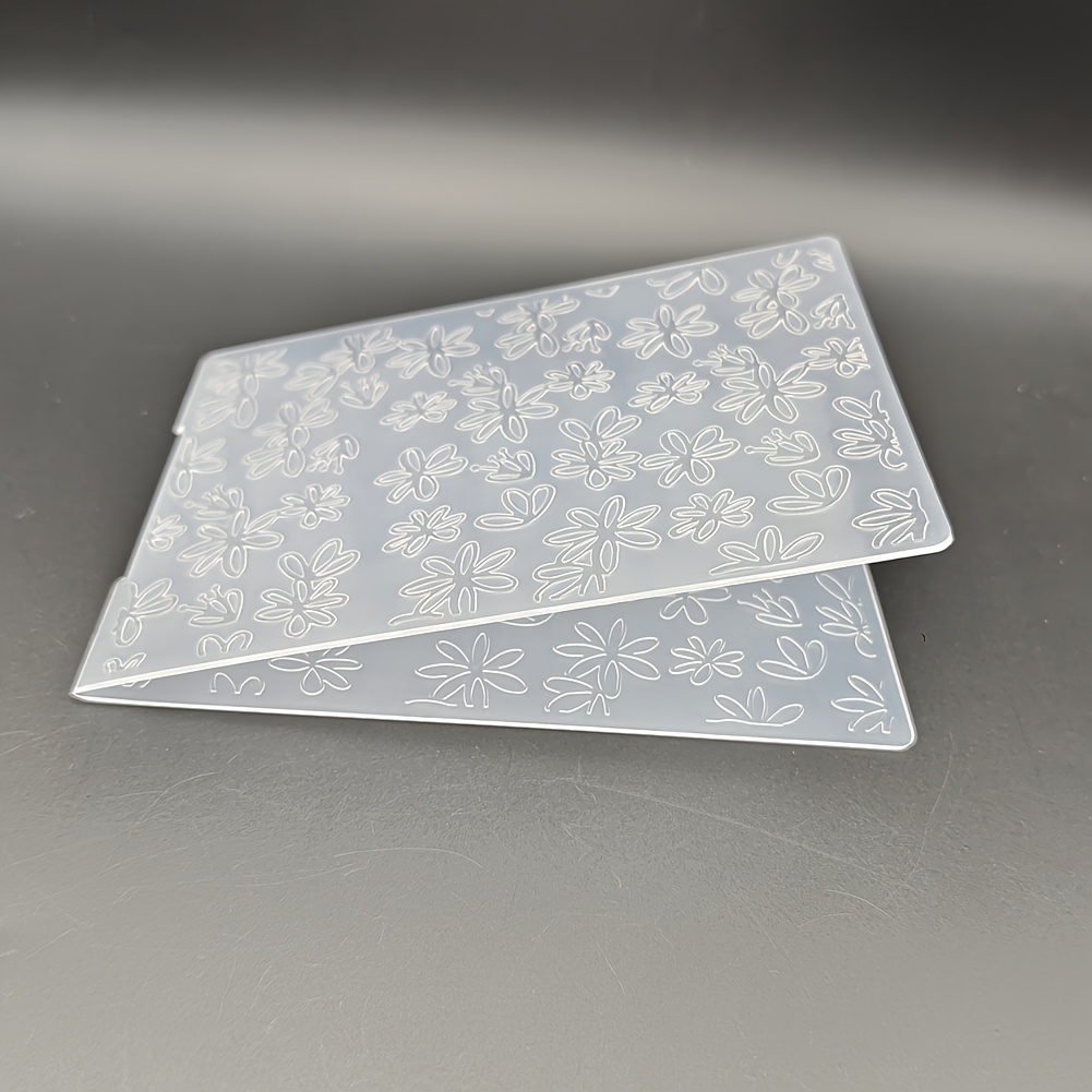 Plastic Embossing Folder ( A6 Size | Pattern) Paper Crafts Plastic For Card Making Scrapbooking