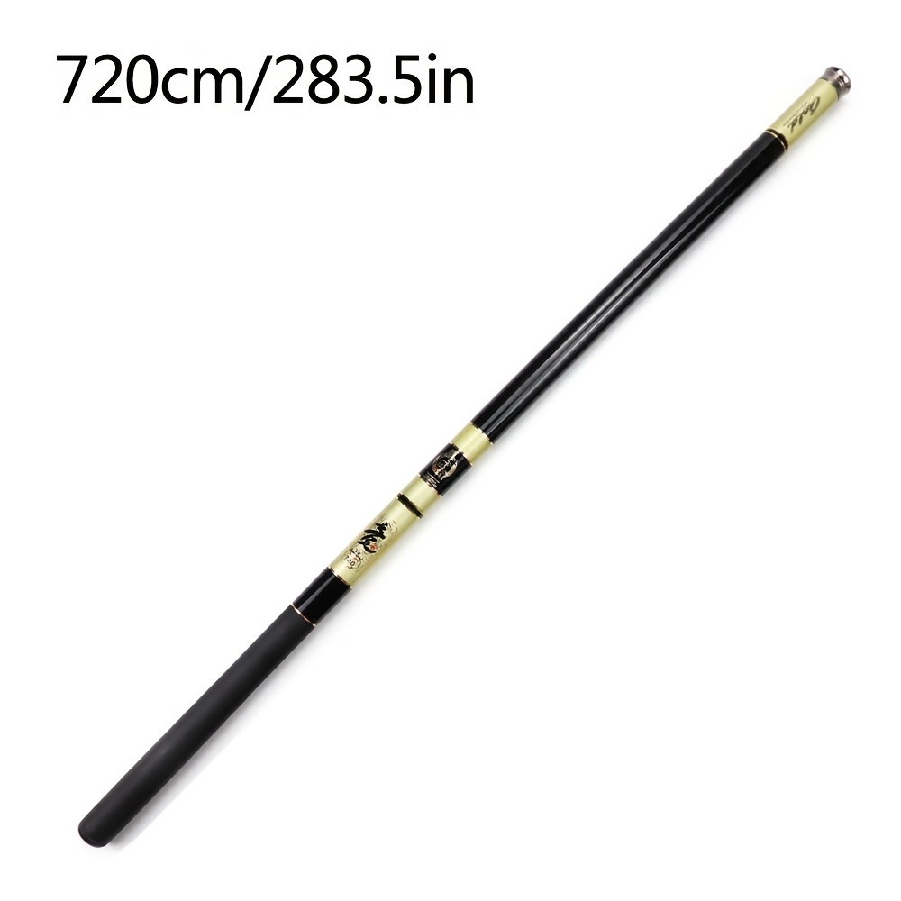 TEMU Ultralichte 37-Taper Handhengel Geschikt voor Kroeskarper & Gewone Karper Vissen, Medium-Flexibele Snelle Taper Tip met Taille voor , Reservoir,