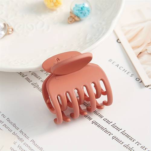 12pcs of medium sized hair clips for fine hair medium sized clips womens non slip hair claw clips double row matte hair clips