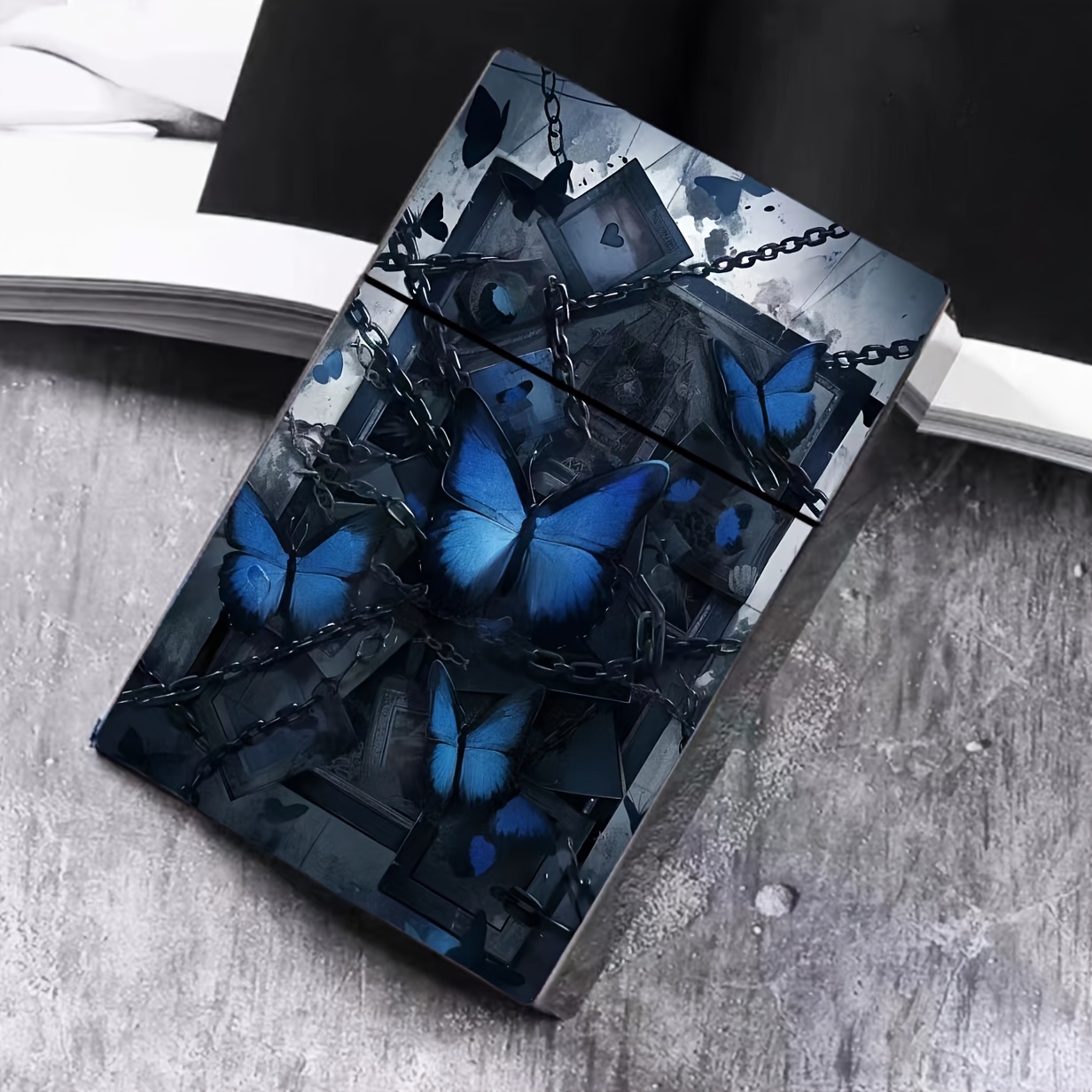 gothic cigarette case durable plastic snap