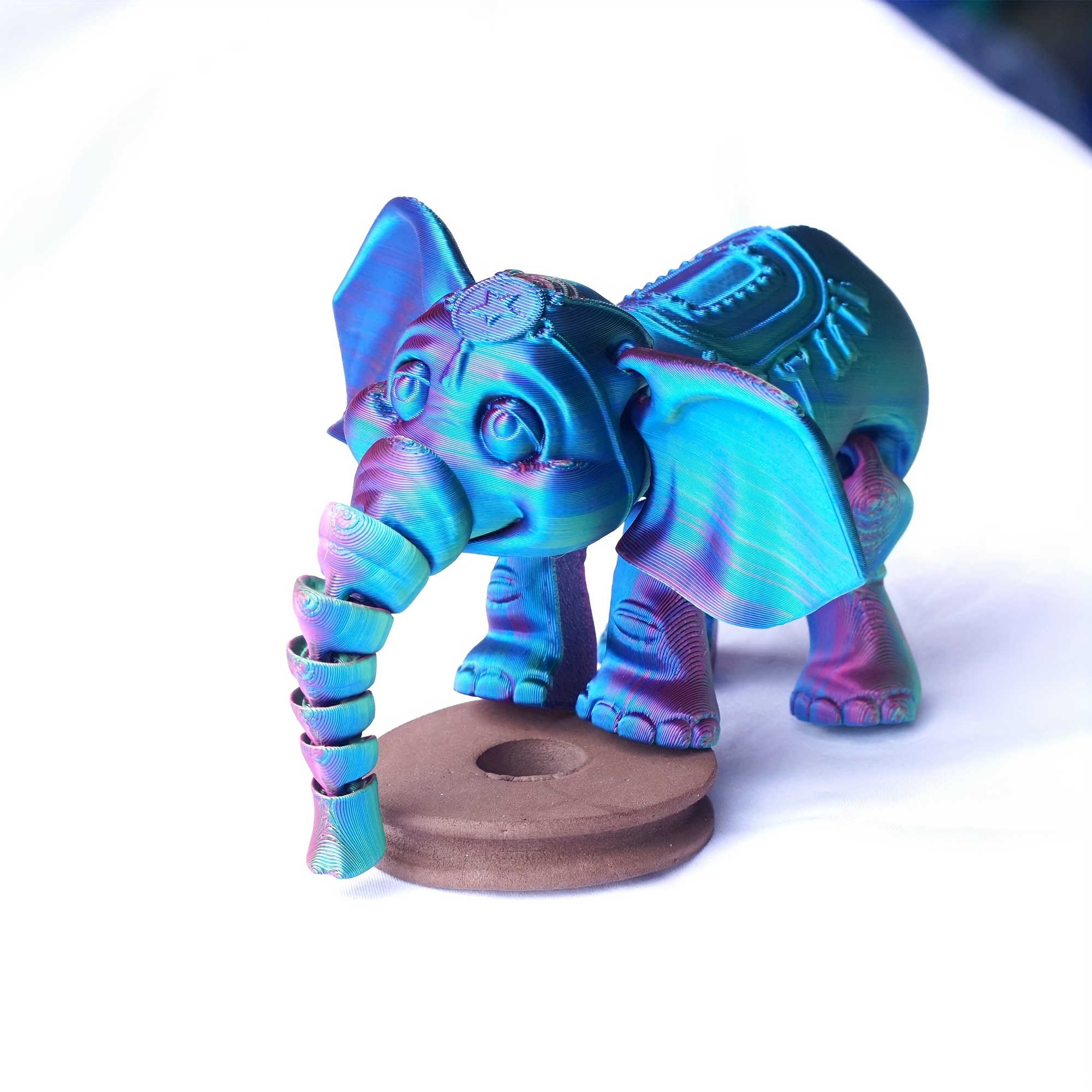 

3d Printed Elephant With Full Body That Freely And Shaped. Of , Toys, Home Decor, Tabletop Ornaments