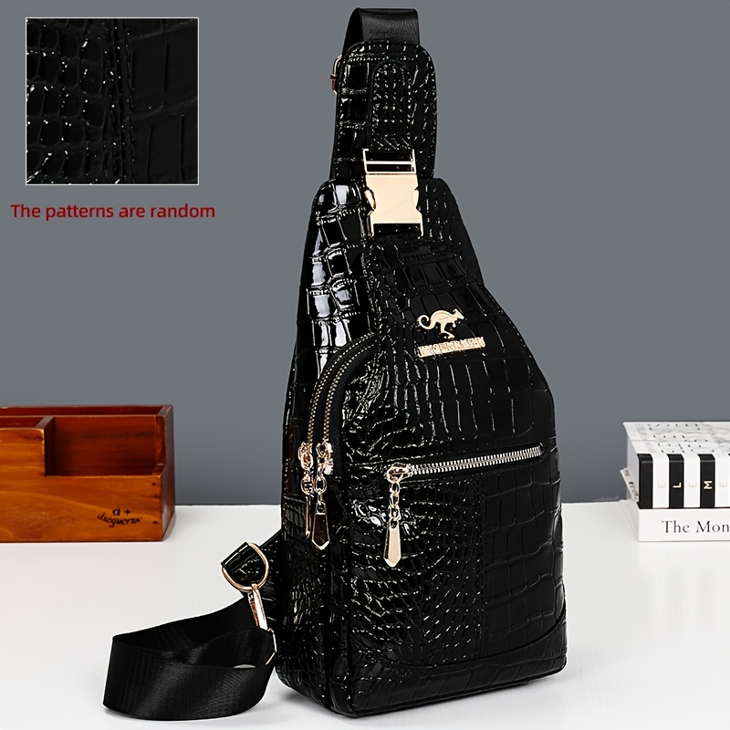 TEMU Women's Fashion Versatile Bag, Women's Chest Bag, Single Shoulder Bag, Fashion New Women's Chest Bag, Women's Crossbody Bag, 3-layer Practical
