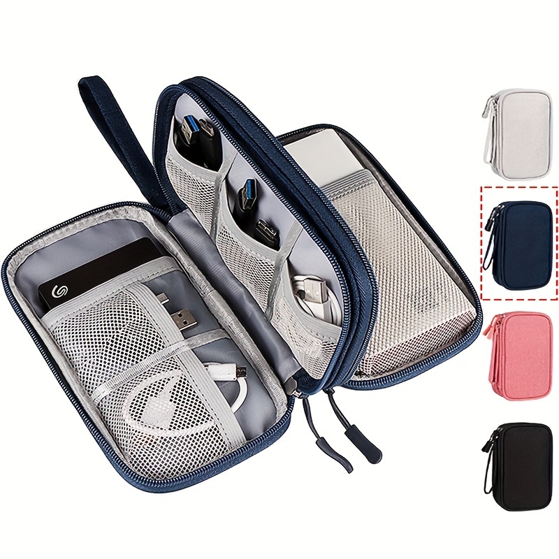 

Electronic Storage Bag, Travel Cable Accessories Bag, Electronic Accessories Storage Bag, Applicable To Mobile Power Supply, Charging Cable, Mouse, Usb Digital Line