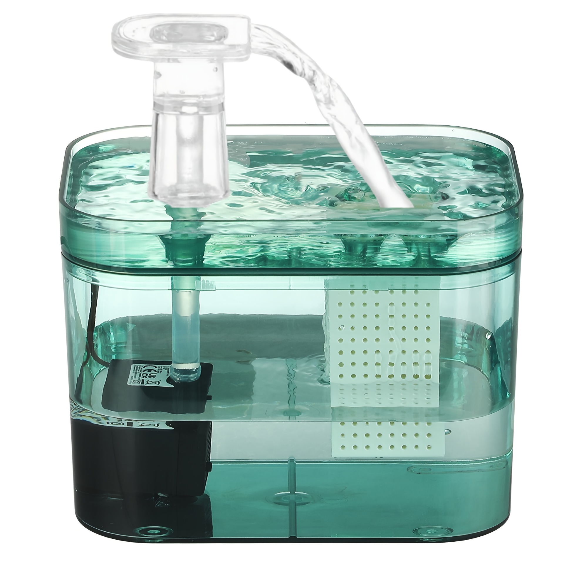 TEMU .5l Cat Circulation Filter Water Dispenser, Without Battery