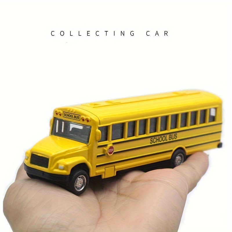1:43 Premium Metal Alloy School Bus Replica Toy For Christmas Gift