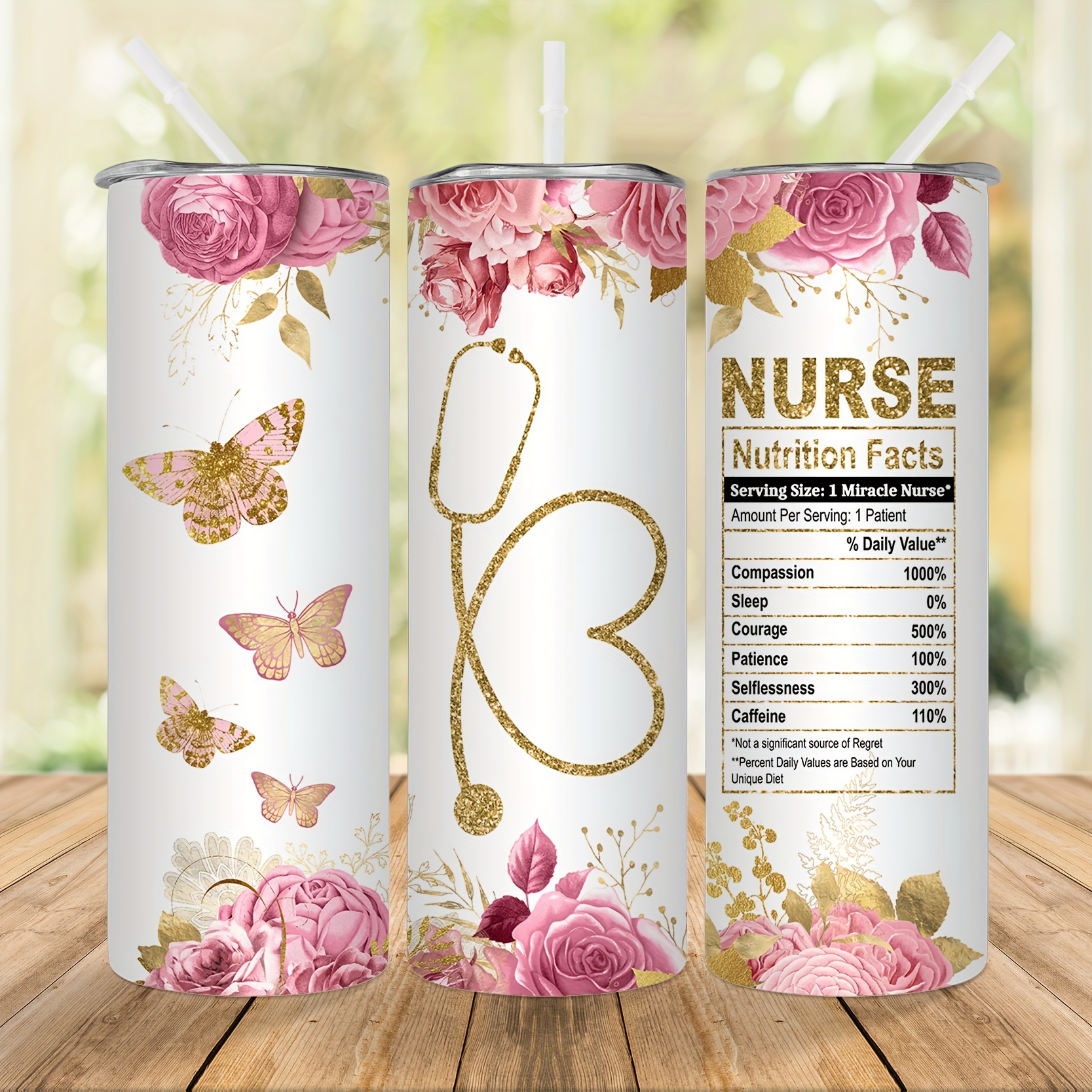 

20oz Steel , Nurse , Insulated , Bps Free, , Christmas For Nurses And