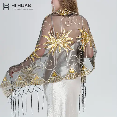 silver shawl sold on Temu United States silver shawl sold on Temu United States