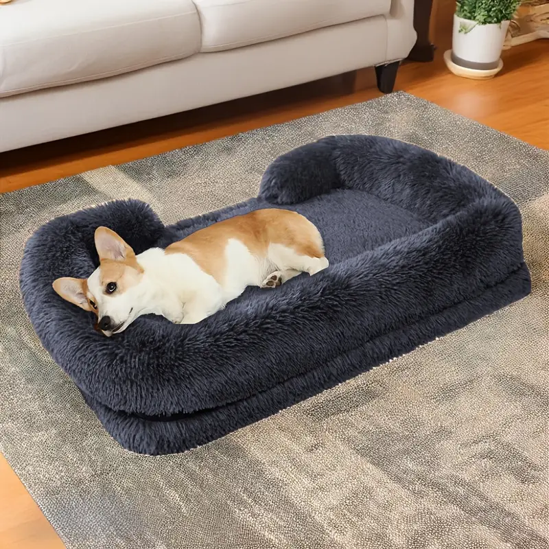 long plush fully detachable double layer sofa pet nest Product details 4