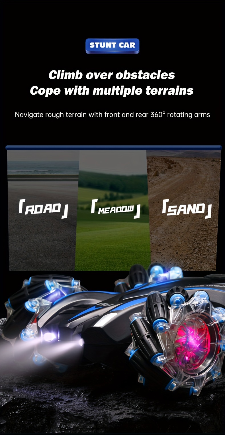 Doublesided Drift Stunt Car, Fourwheel Drive Offroad Vehicle Shop On Temu And Start Saving