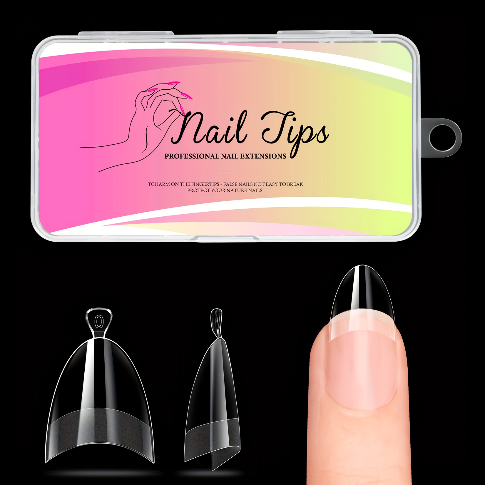 

240pcs Half Matte Soft Gel Nail Tips 12 Sizes Short Almond Half Cover False Nails With Handles For Press On Nails Extension Art