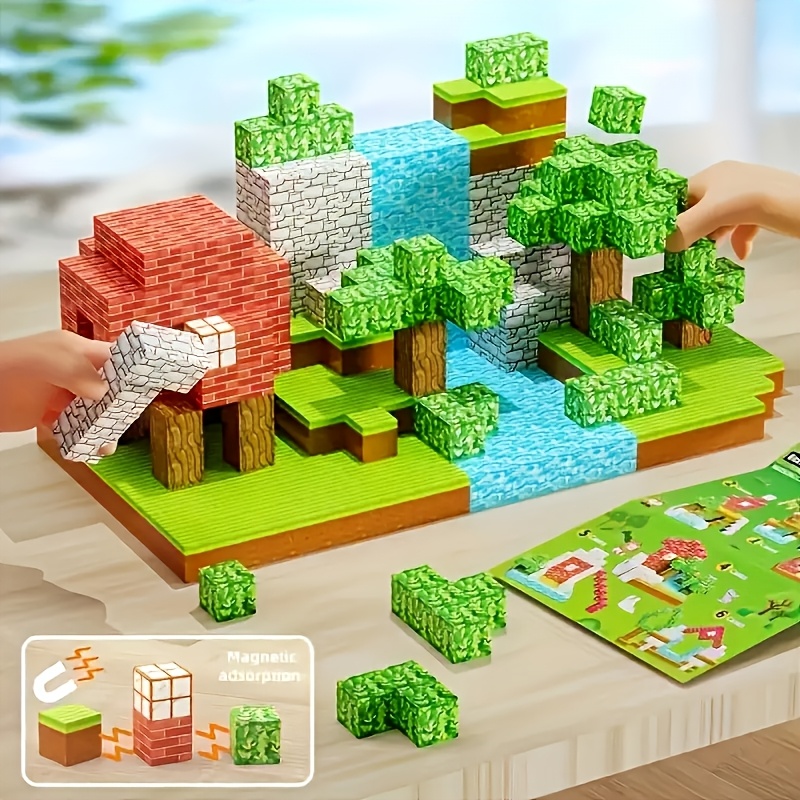 64pcs Magnetic Building Blocks Set