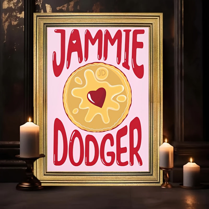 2d flat cookie canvas wall art whimsical - Temu United Kingdom