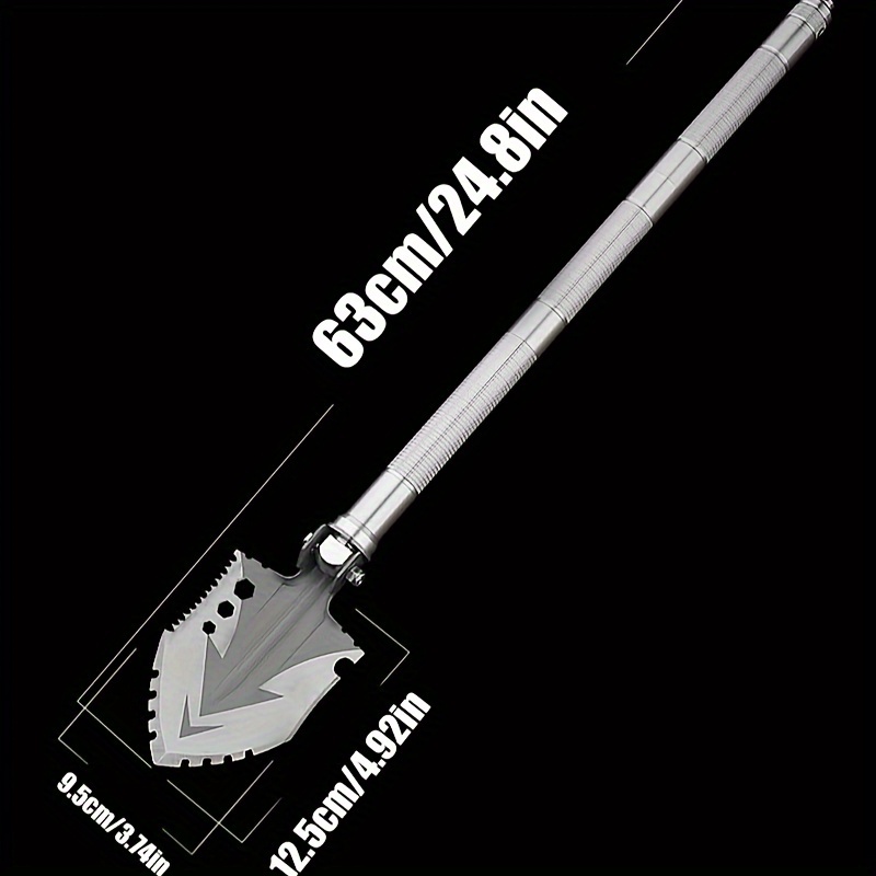 Multi Functional Folding Shovel High Carbon Steel Survival Tool For Outdoor  Camping And Adventure, High-quality & Affordable