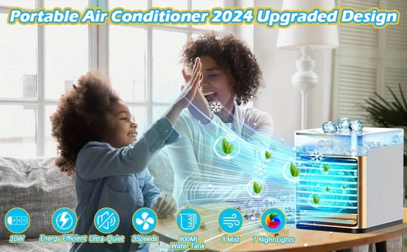 Icybreeze Portable Rechargeable Evaporative Ez Cool Breeze