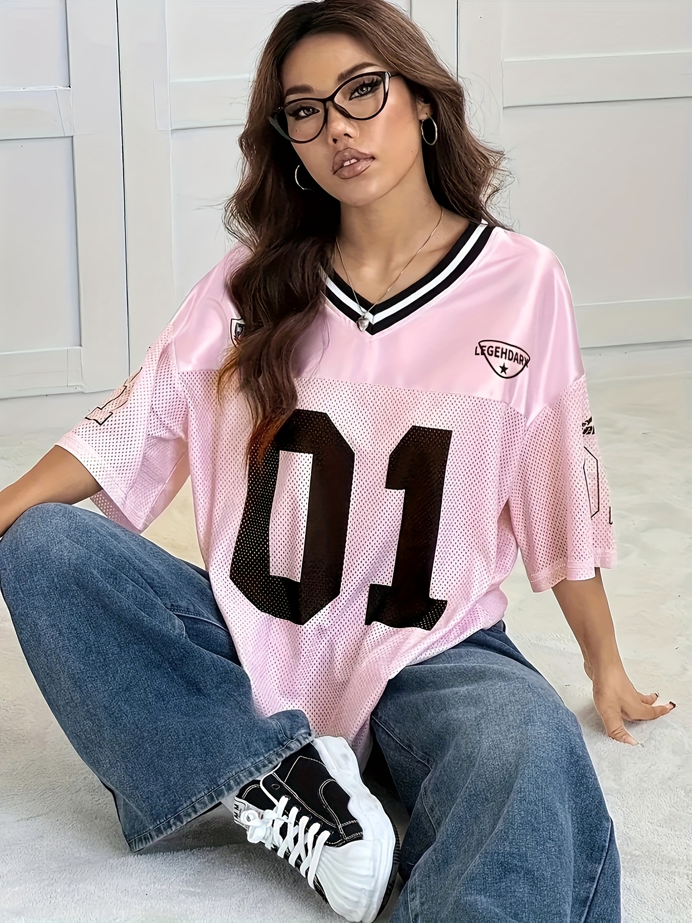 womens lightweight v neck athletic top black Temu Qatar