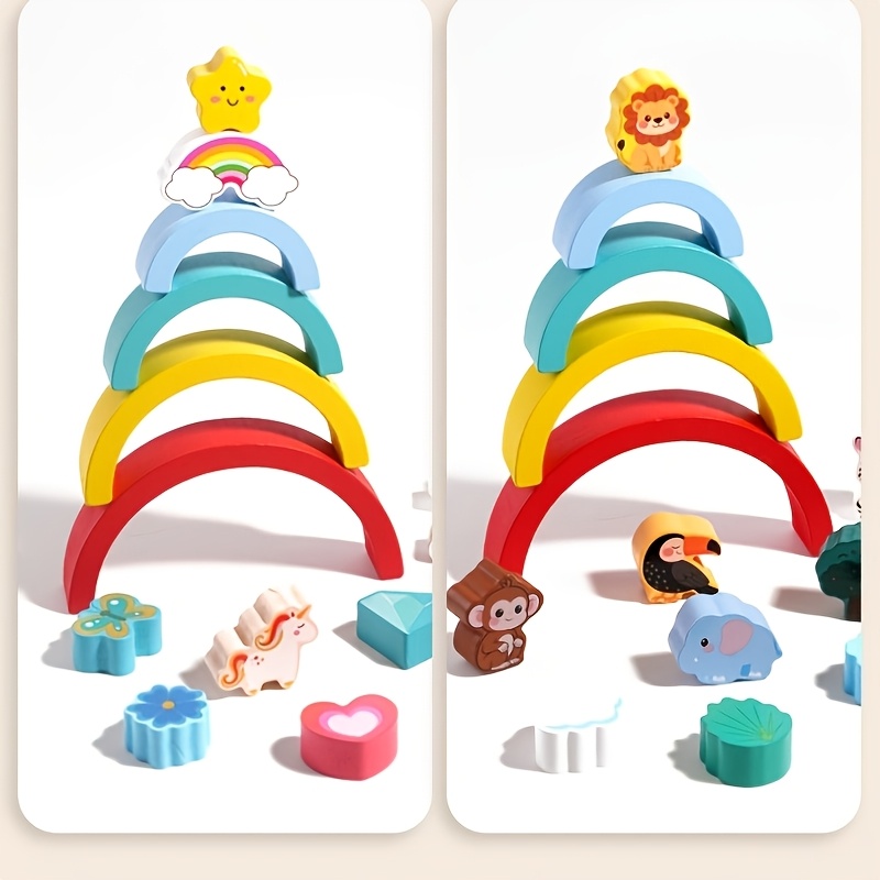 Colorful Balancing Stacking Blocks for Kids