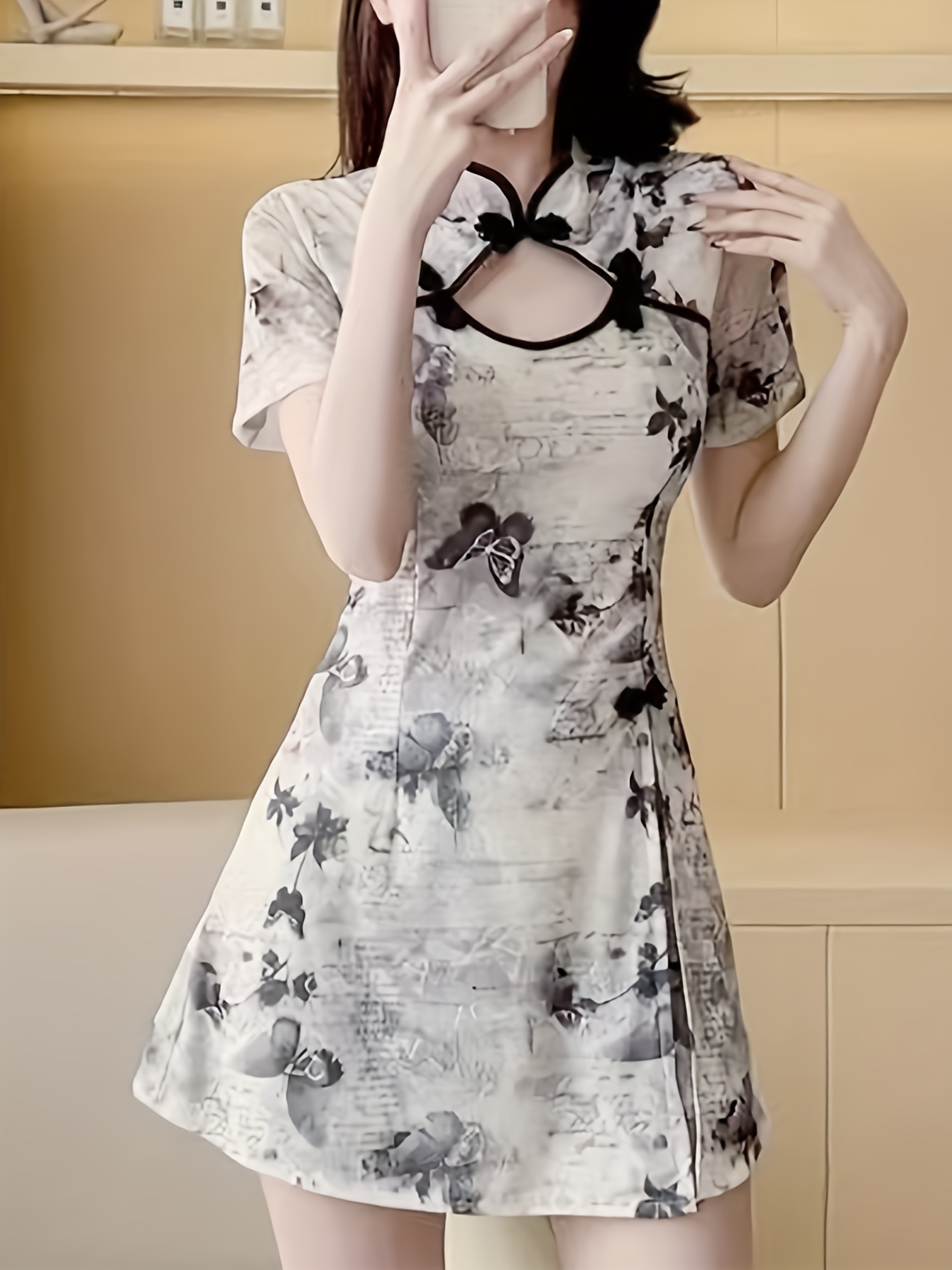affordable short prom dresses Custom Made A Line V Neck Short Tulle Prom Dresses, Short Bridesmaid D –  morievent