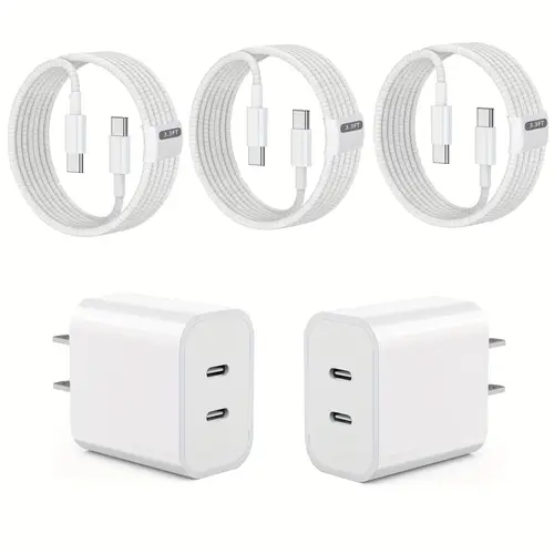 dual port usb fast charger for iphone15 16 pd40w usb c charger charging with 3 3ft long rapid cable compatible iphone16 max 15plus 15 pro 15 pro max ipad mini airpod for galaxy s24 s24 s24 ultra s23 s22 s21