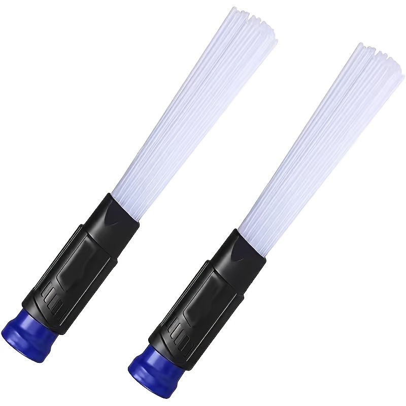 Image of Set Of 2 Universal Vacuum Cleaner Additions, Including A Compact Dust Brush And A Crevice Tool, Ideal For Cleaning Keyboards, Car Corners, Tight Spaces, And For Home And Vehicle Maintenance