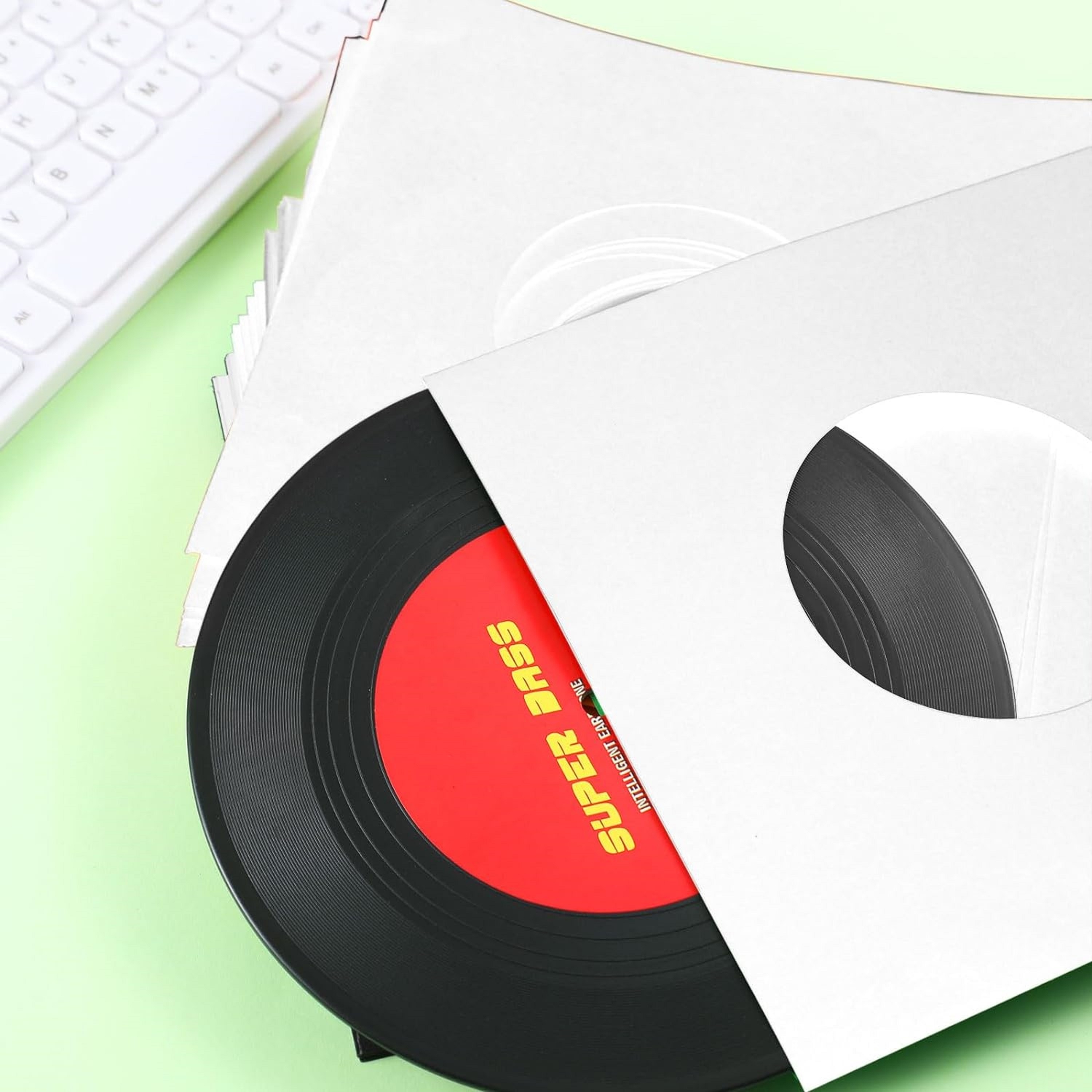 card record sleeves Amazon.com: Facmogu 10PCS 12in Vinyl Record Sleeves, 350gsm Heavyweight Cardboard  Record Jacket with Hole, LP Vinyl Album Covers Jackets for 33 RPM, Anti  Static Record Storage Protector Cover main image 0