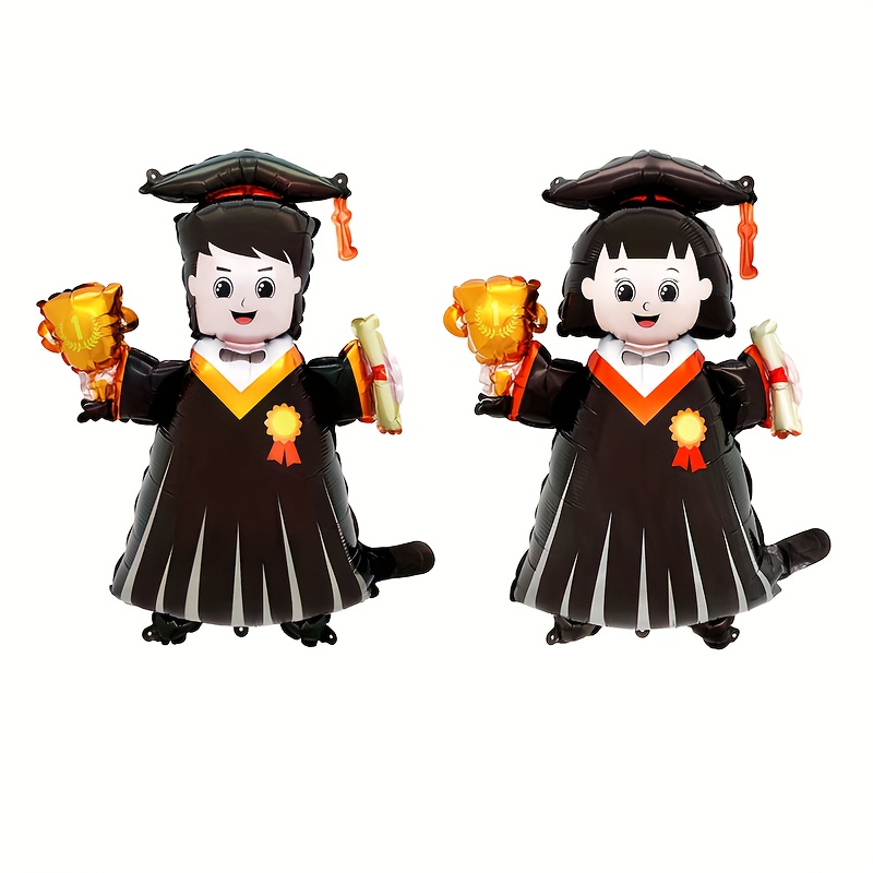 

2pcs, Graduation Boys Girls Balloons Happy Graduation Party Decoration Balloons Graduation Celebration Decoration 2024 Graduation Party Decoration Supplies