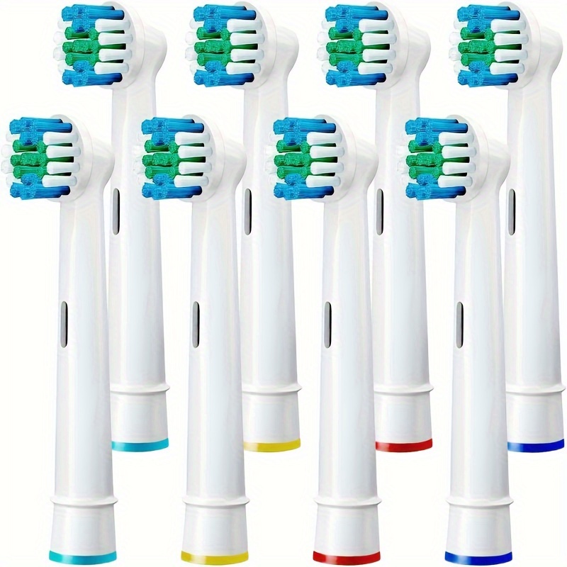 

Replacement Heads For Electric Toothbrushes, In Packs Of 4, 8, Or 16, Compatible With Oral .