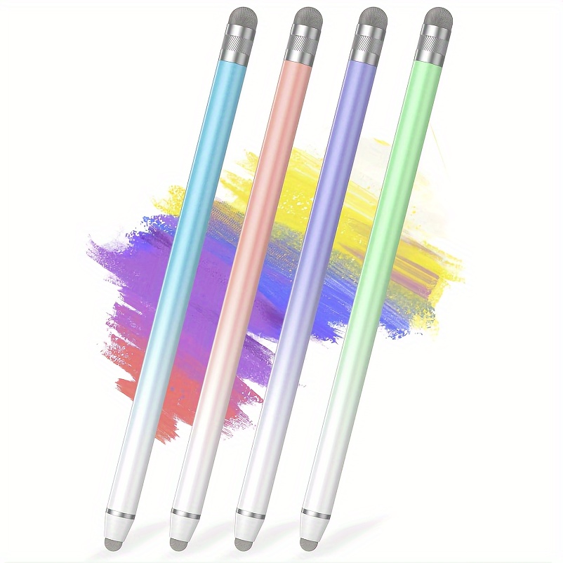 Random -pack Universal Stylus Pens For Touch Screens, Fiber Tips, Compatible With /iphone/ipad/ios// Tablets And More (colorful)