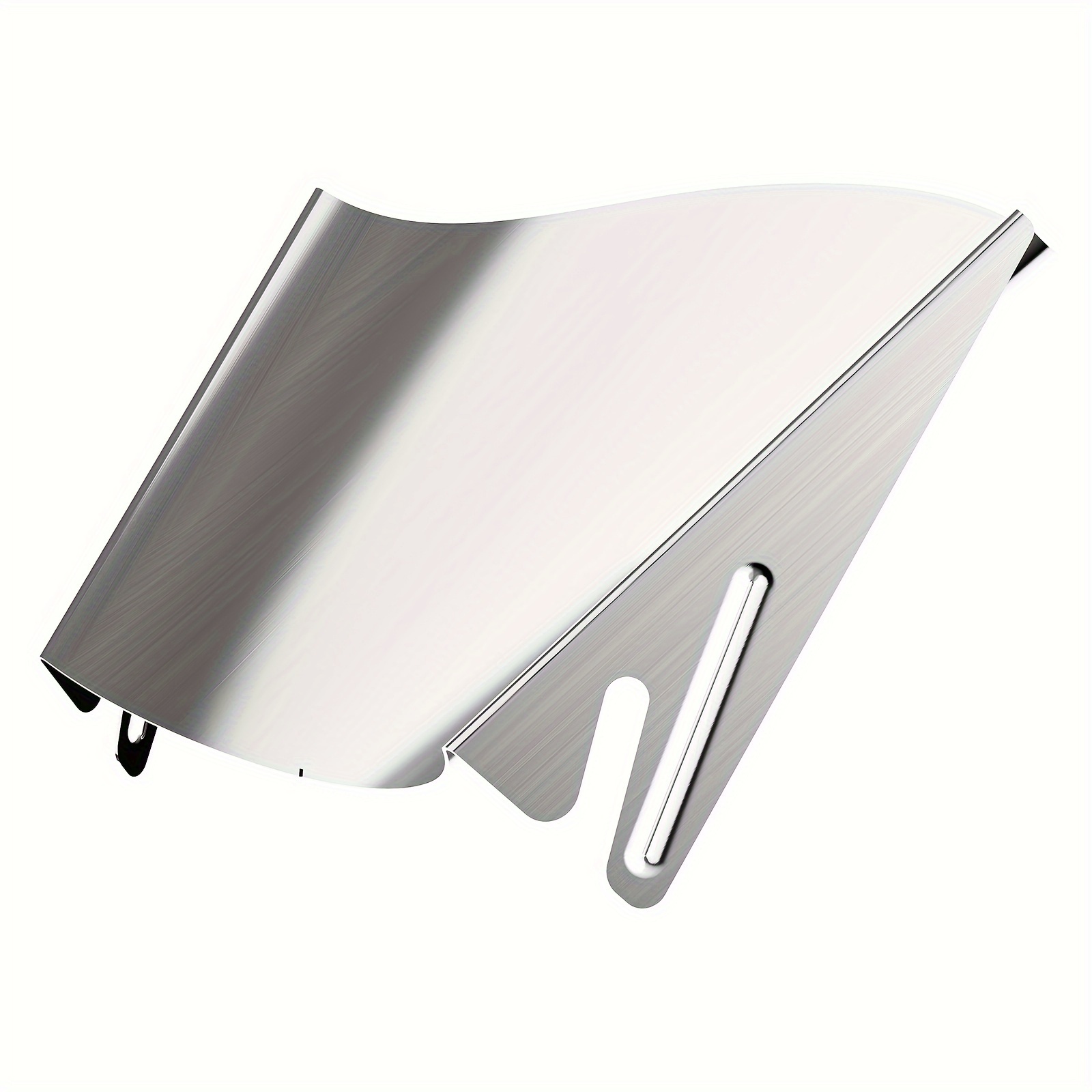 TEMU Pouring Chute For Stand Mixer Stainless Steel Bowl, Stainless Steel Baking Accessory, Dishwasher-safe Funnel Shield For Tilt-head & Bowl-lift Mixers, Suitable For The Kitchen, Helping With Baking