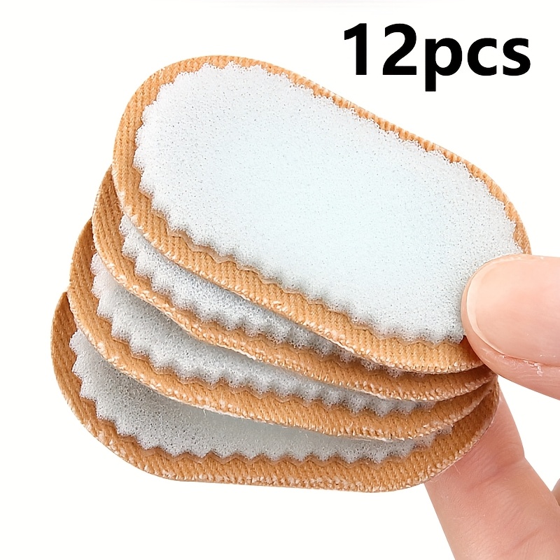 12 Breathable Foot Pads - Removes And, Sweat-absorbing And Non-slip, Suitable For .